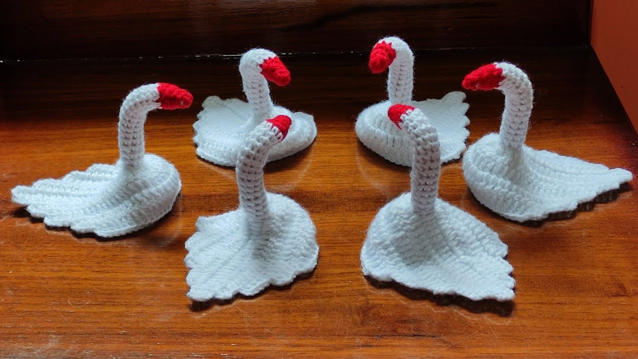 swan tablecloth crochet designs|🦢|part 1