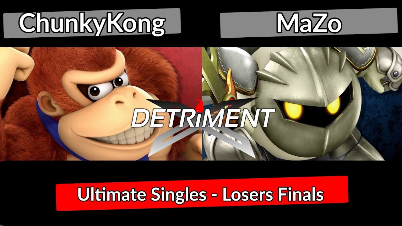 DETRiMENT 6 - ChunkyKong (Donkey Kong) vs MaZo (Meta Knight) | Smash ultimate ssbu