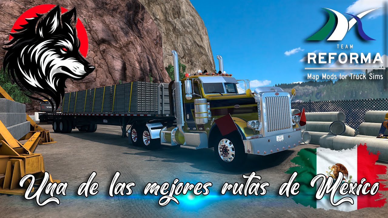 American Truck mapa Mexico_ ruta extrema dia dos