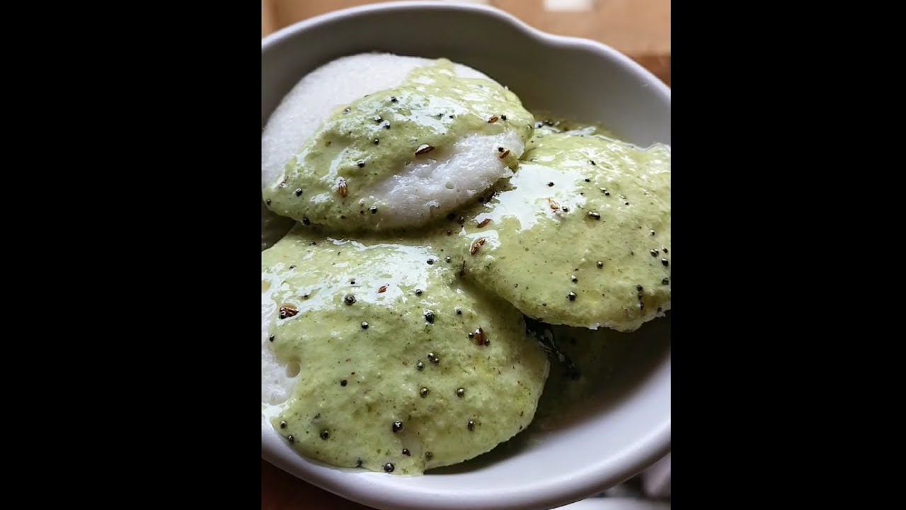 Idli  with chutney easy south indian  food recipes  😋 