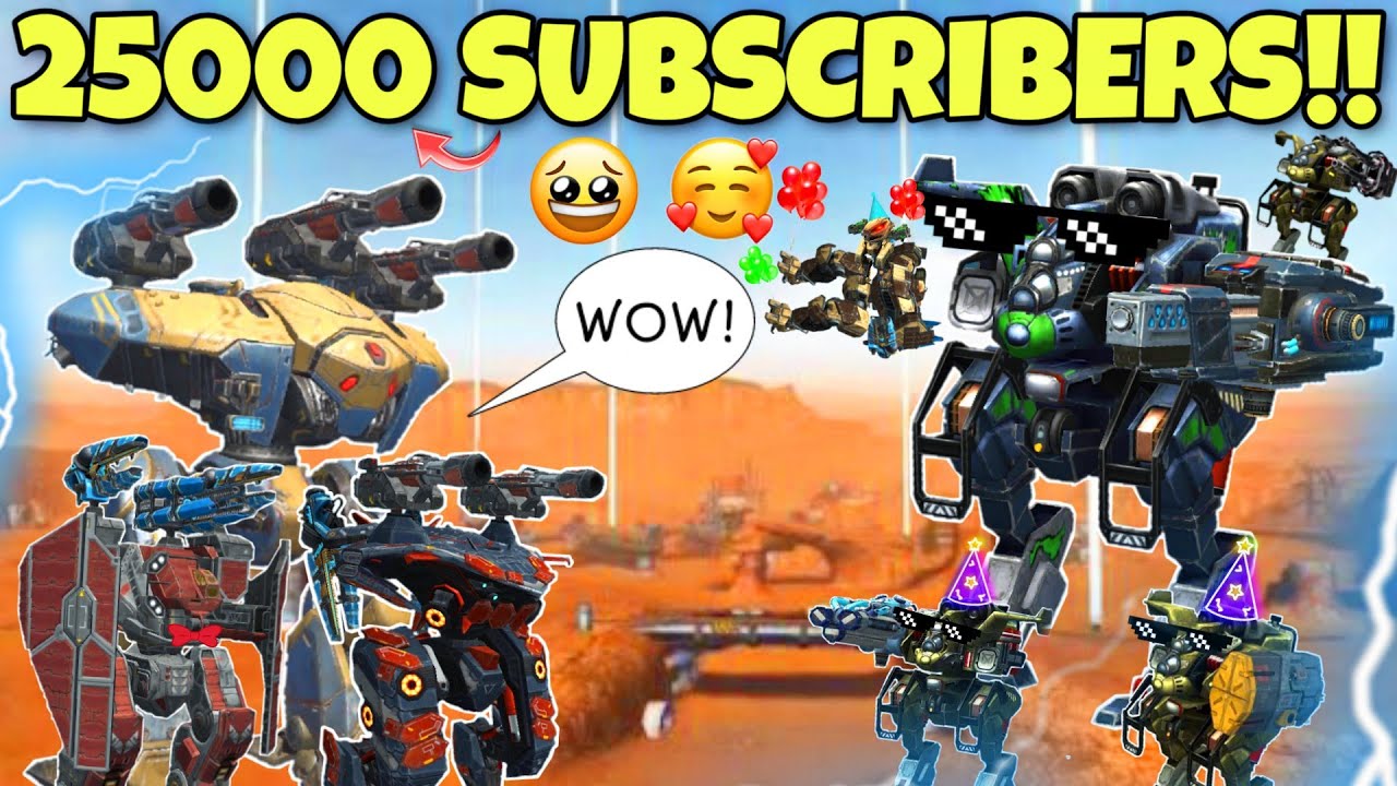 25000 SUBSCRIBERS SPECIAL! WE DID IT!! FACE REVEAL ANUPAM PRIME [WR] || WAR ROBOTS ||
