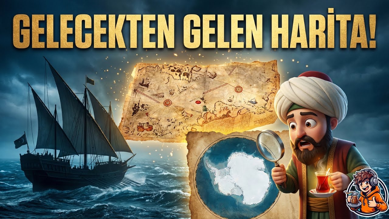 500 Yıllık İmkansızlık: Piri Reis'in Haritasındaki Antarktika Sırrı!