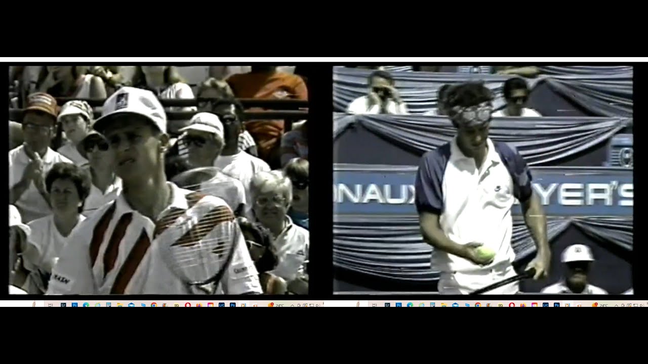 Alex Antonitsch vs John McEnroe QF - Canadian Open 1989