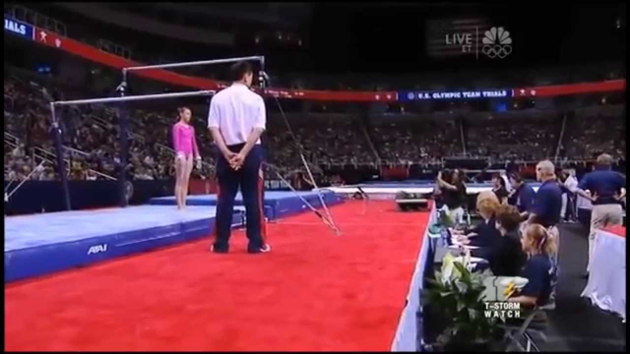Kyla Ross Olympic Trials - Bars Day 1