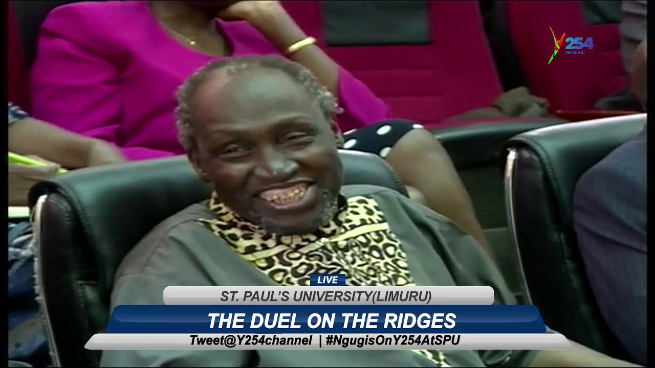 The duel on the ridges with Prof.Ngugi WA Thiong'o & Prof. Mukoma Wa Ngugi at St Paul's University
