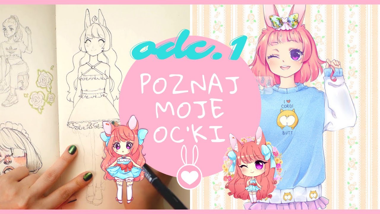 Rysujemy OC'ki, odc.1 - poznaj moje oryginalne postacie! 🐰👩‍🎨 || Art-talk ||