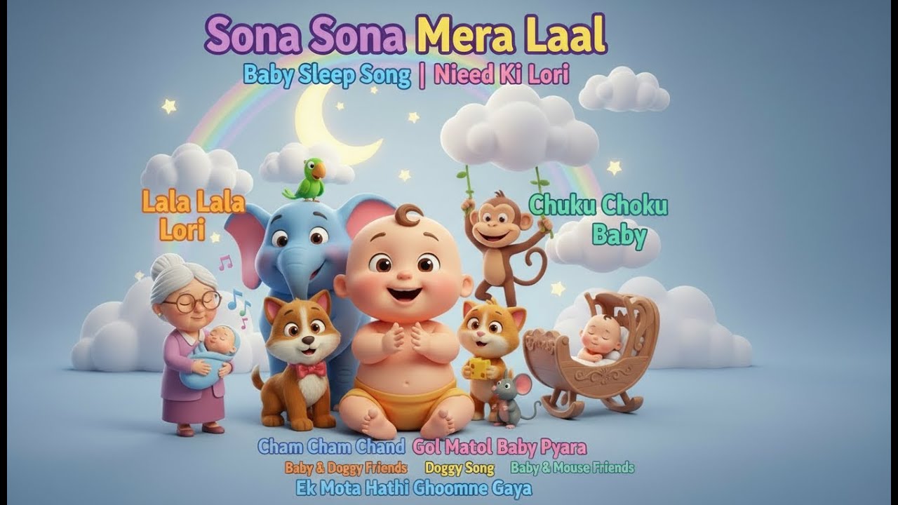 Baby Rhymes Collection | Sona Sona Mera Laal, Chuku Chuku Baby & Fun Songs | Hindi #trending #viral