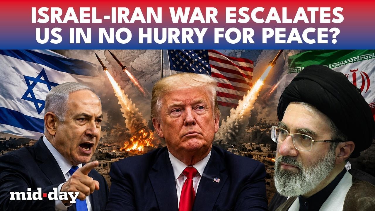Netanyahu BOMBS Tehran As Iran Threatens Retaliation | Trump Says &ldquo;Not In A Hurry&rdquo;