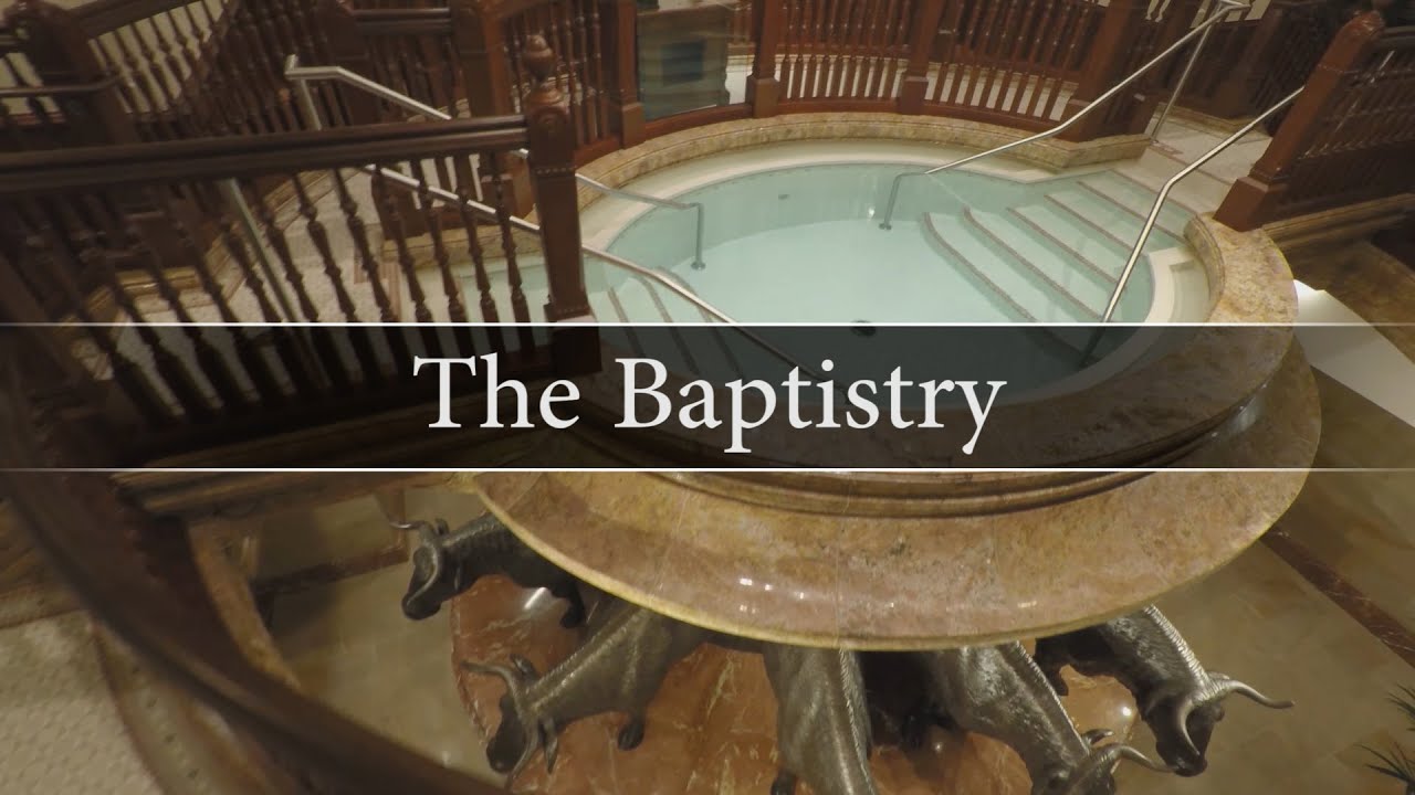 The Baptistry in Mormon Temples