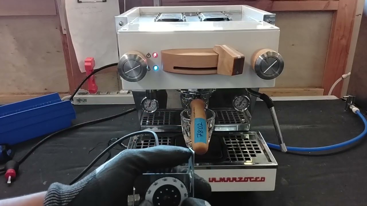 Завершение обслуживания La Marzocco '21 Linea Mini — пробный снимок после полной настройки | Кане...