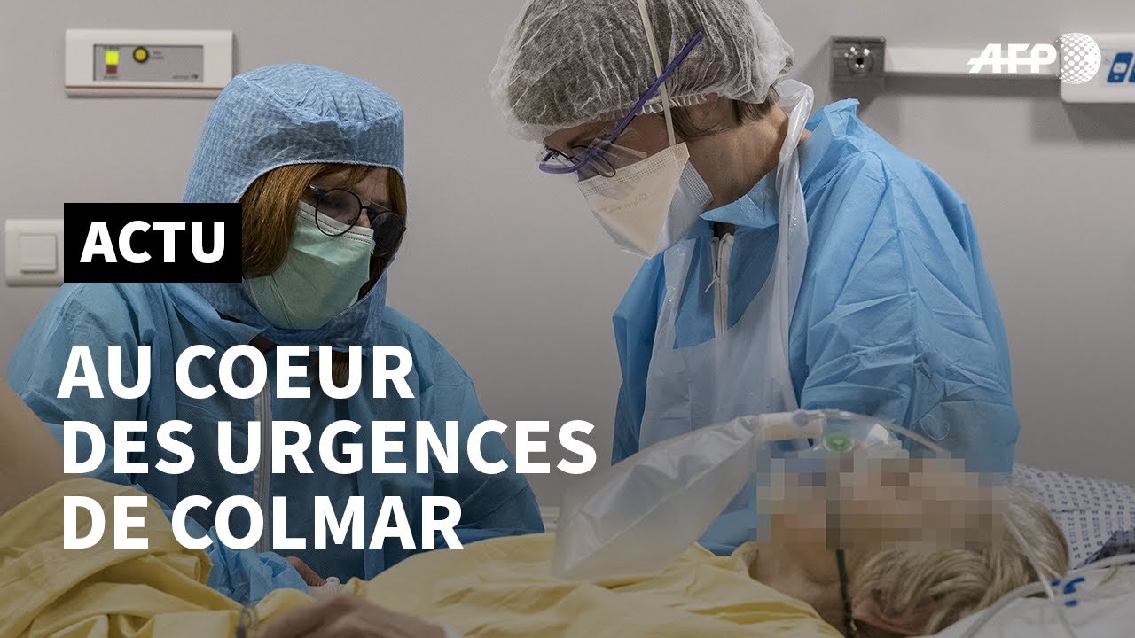 Coronavirus: au coeur des urgences de Colmar | AFP Reportage