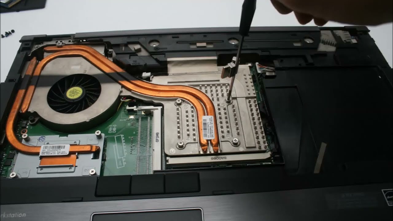 HP Elitebook 8740W 노트북 분해(Laptop disassembly)