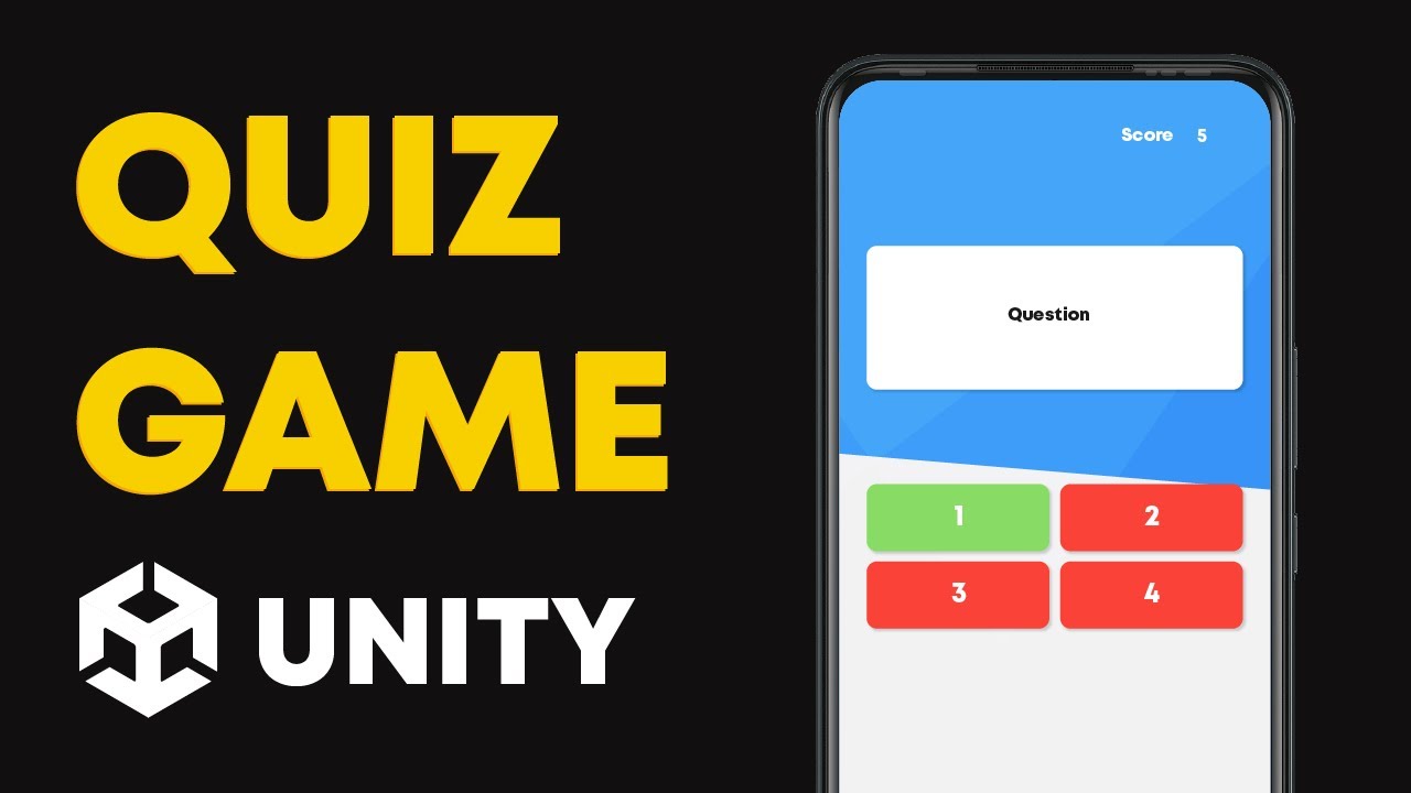 How to Make Unity Quiz game in 14min | Unity Tutorial for Beginners