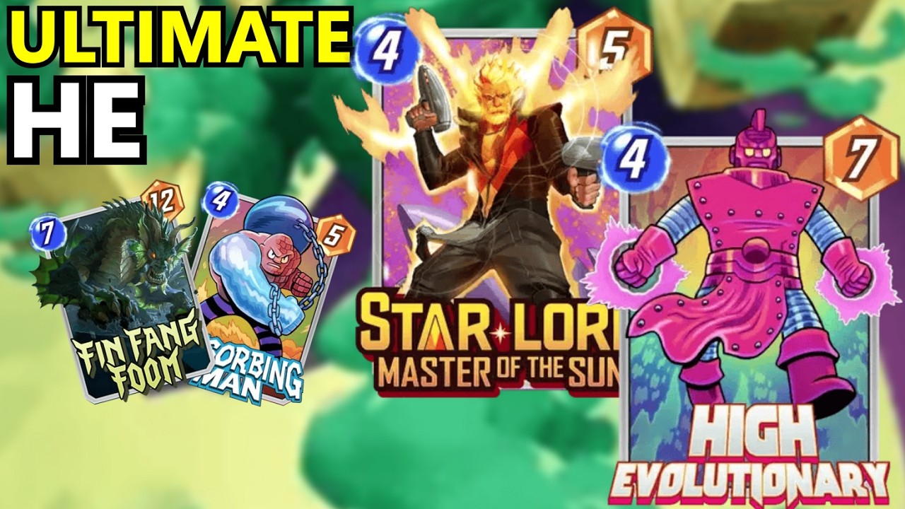 MARVEL SNAP INDONESIA - PALING STABIL BUAT RANK UP? YA DECK INI!! STARLORD HE FIN FANG FOOM DECK