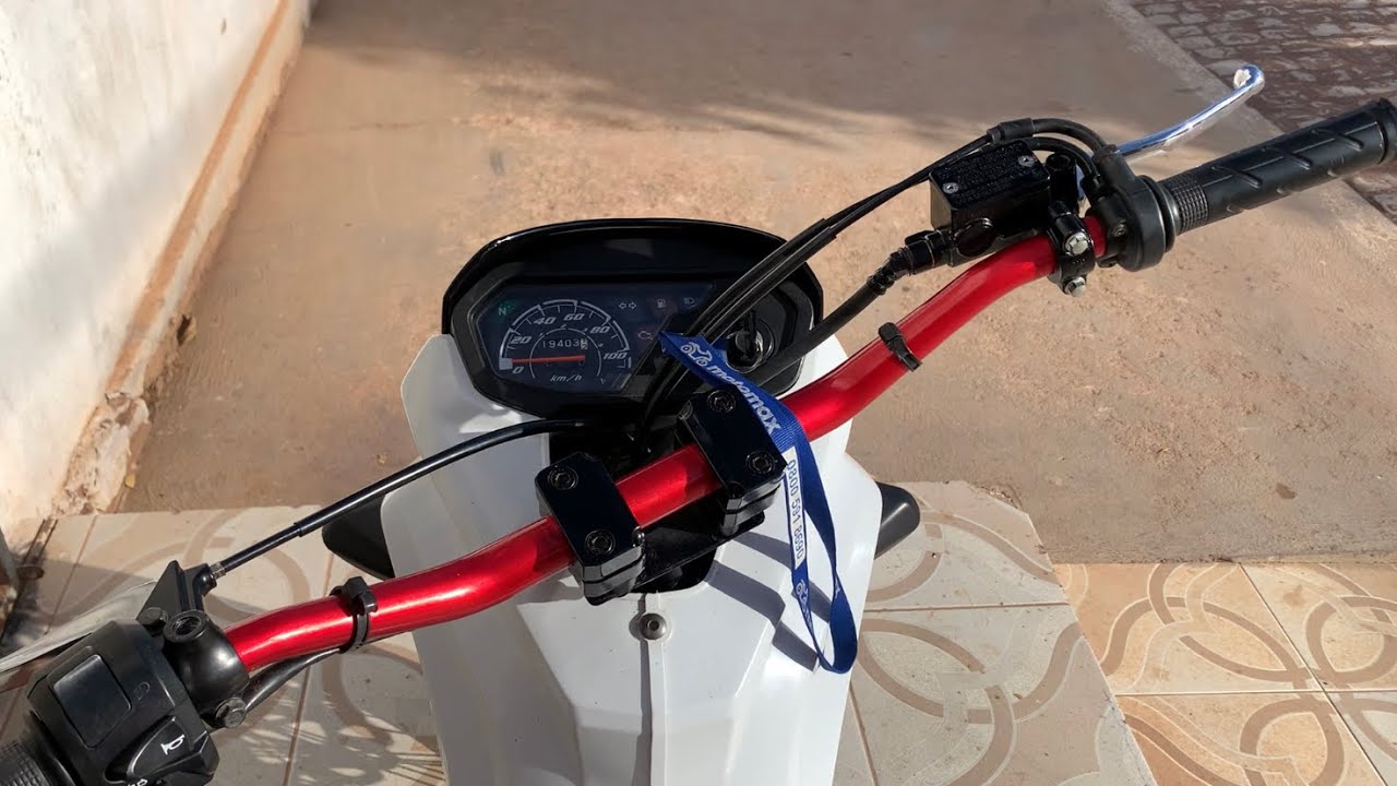 Coloquei Guidão oxxi na pop 110