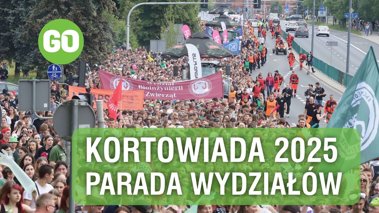 Kortowiada 2025. Parada Wydziałów ulicami Olsztyna