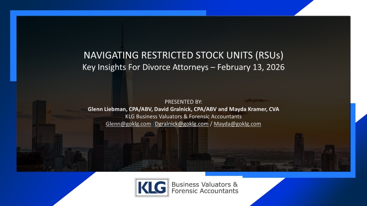 Everything Matrimonial Attorneys need to know about Restricted Stock Units (RSUs)