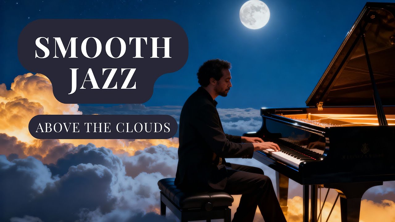 Smooth Jazz Above the Clouds | Night Jazz Background Music #instrumentaljazz