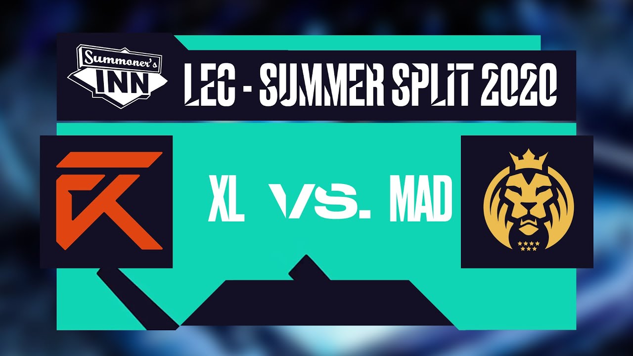 XL vs MAD | LEC Summer Split 2020 -  Day 10 [GER]