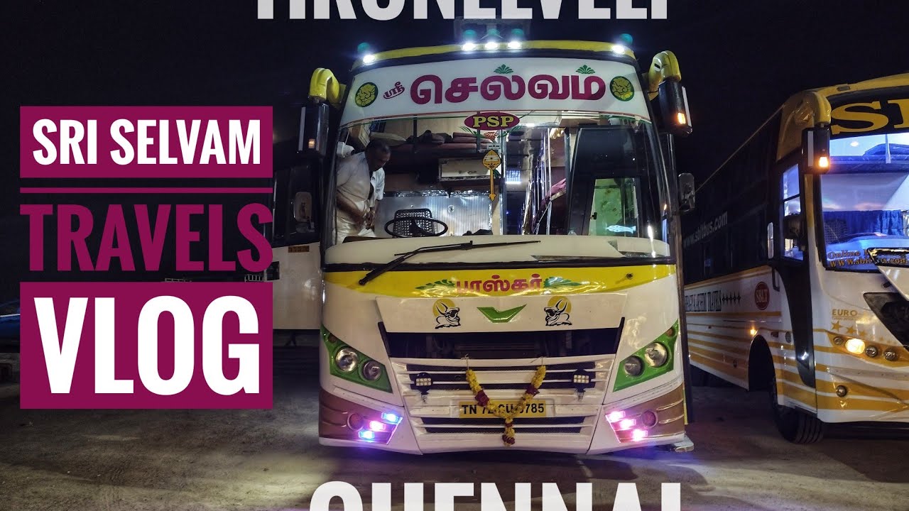 SELVAM TRAVELS VLOG TIRUNELVELI 🔁 CHENNAI I SAMBHAVAM IRUKKU 😤 #bus #travel #vlog #trending #viral