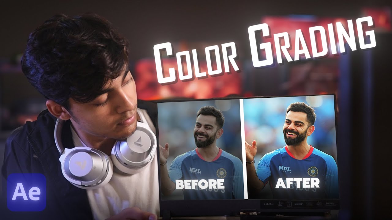 COLOR CORRECTION 🔥 | AFTER EFFECTS | TUTORIAL