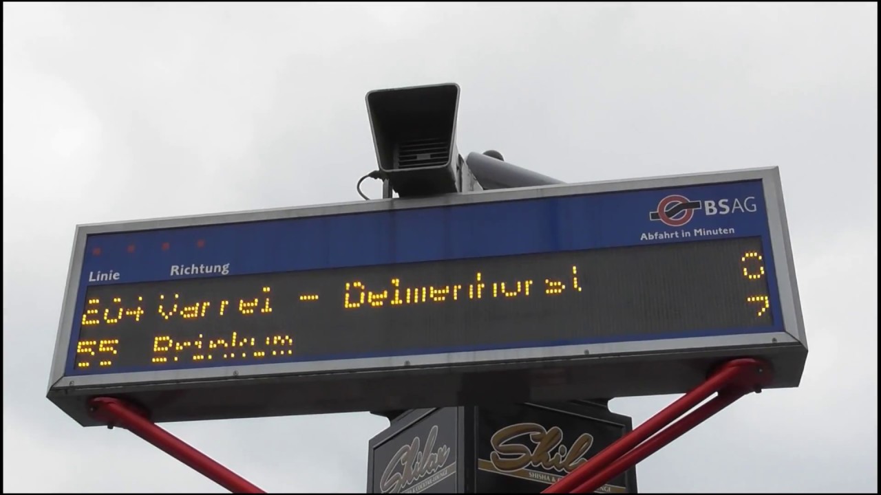 Bremer Straßenbahn AG. Linie 55. Huchting/RolandCenter - Brinkum/ZOB (27.01.2018)