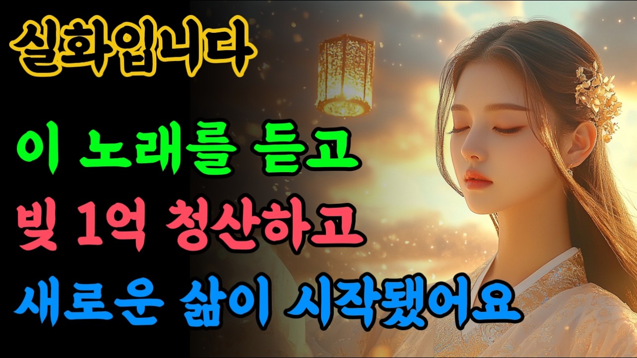 이 노래를 듣고나서 빚 1억 청산하고 새로운 삶이 시작됐어요! 🙏 #불교음악 #기도노래 #소원성취