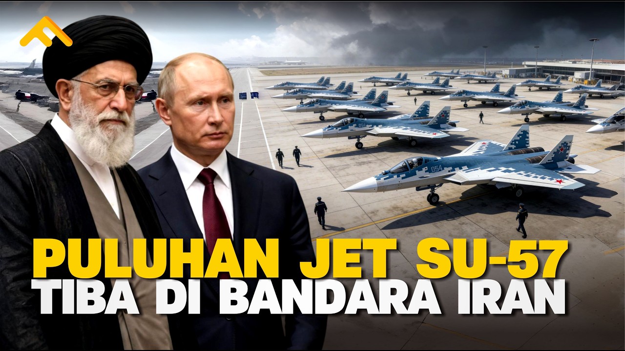 Geger! Rusia Kirim PULUHAN Jet Tempur Gen 5 Su-57 ke Iran — Siap Dipakai Lawan Israel & AS