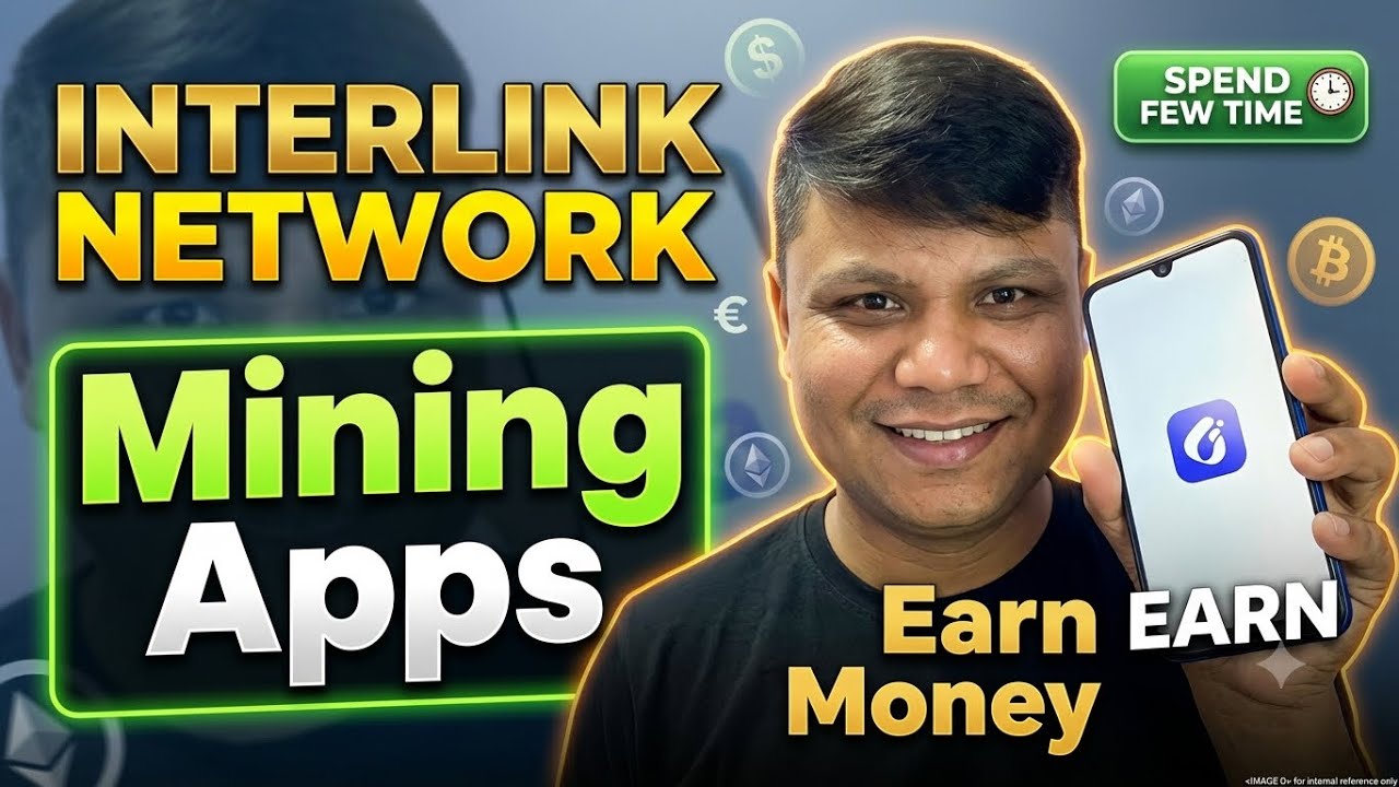 InterLink Network Mining | How to use in mobile ? | Free mining apps | earn money  #interlink #ITLG