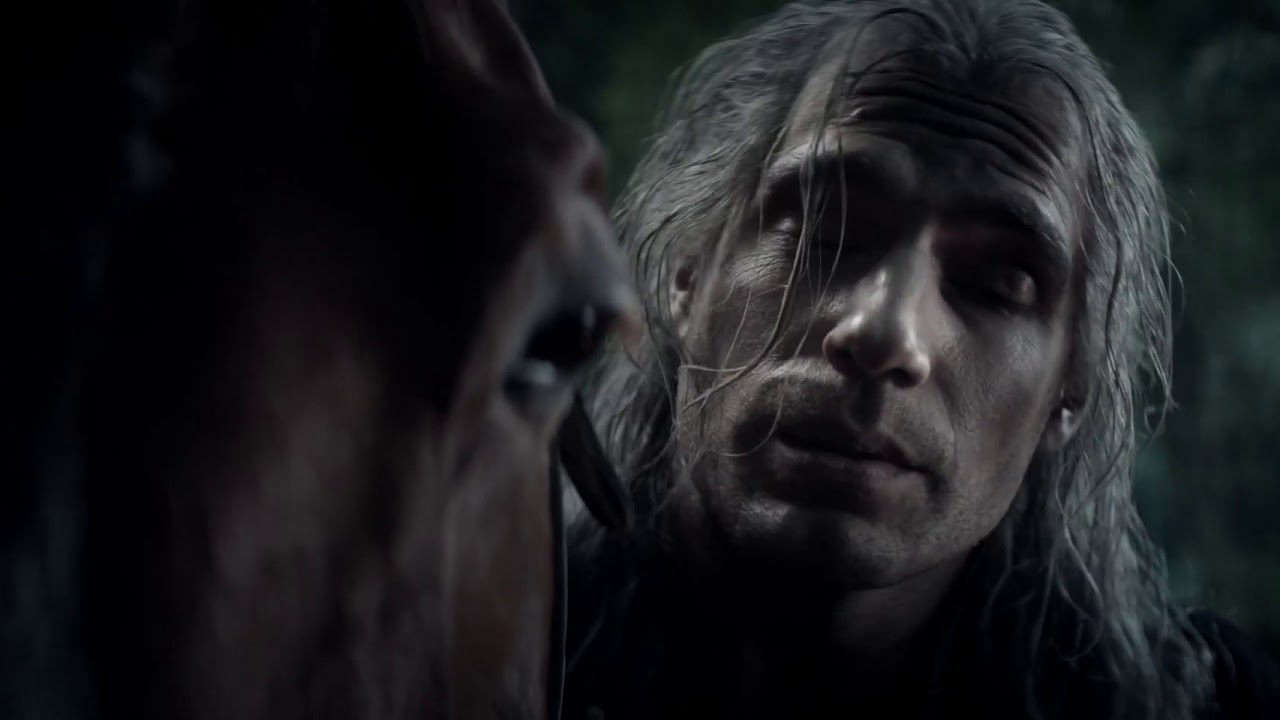 Geralt talks to Roach   The Witcher S01E01 The End's Beginning  1080 X 960