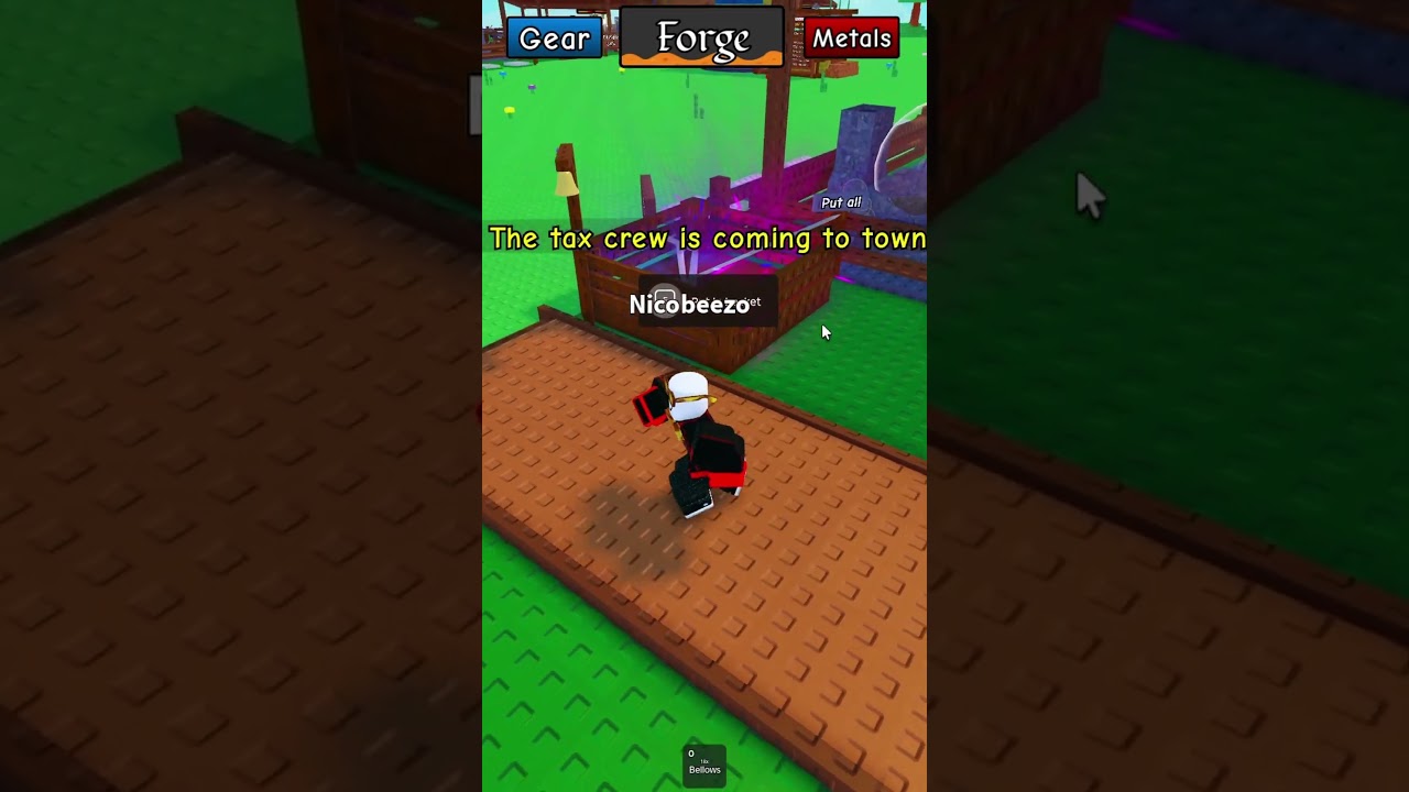 Make sure to check out Forge a Weapon on #roblox !
