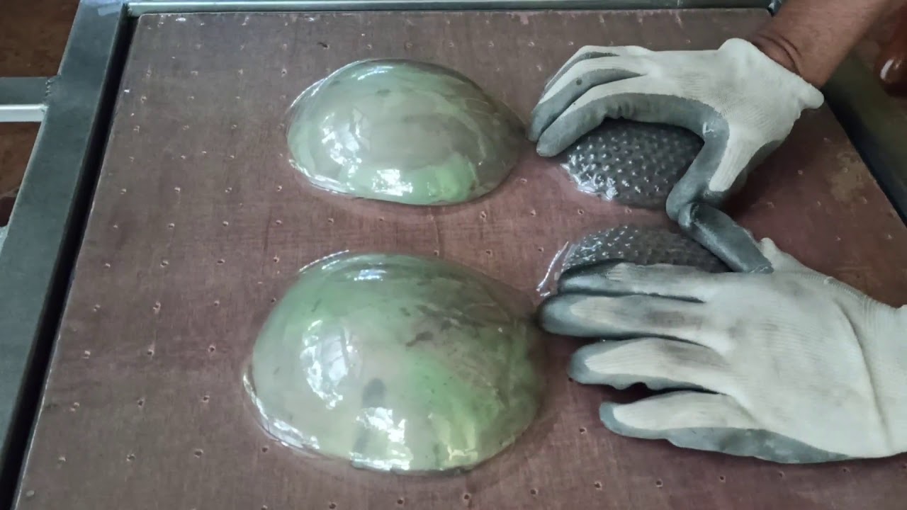 Mesin Vacuum Forming Low Budget dengan pemanas Kompor Gas.