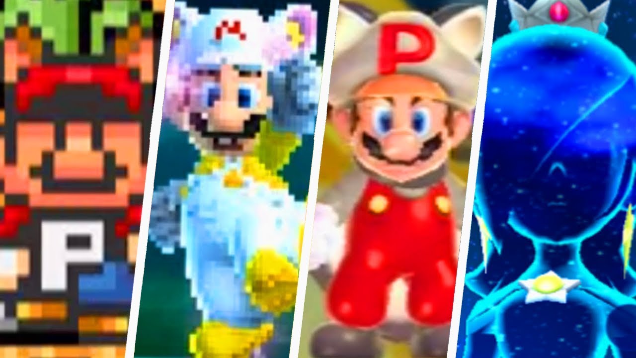 Evolution of Super Mario Assist Power-Ups (1988 - 2019)