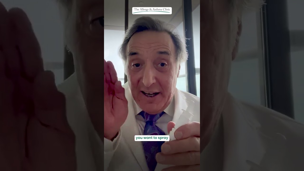 How To Use Nose Spray The Right Way 