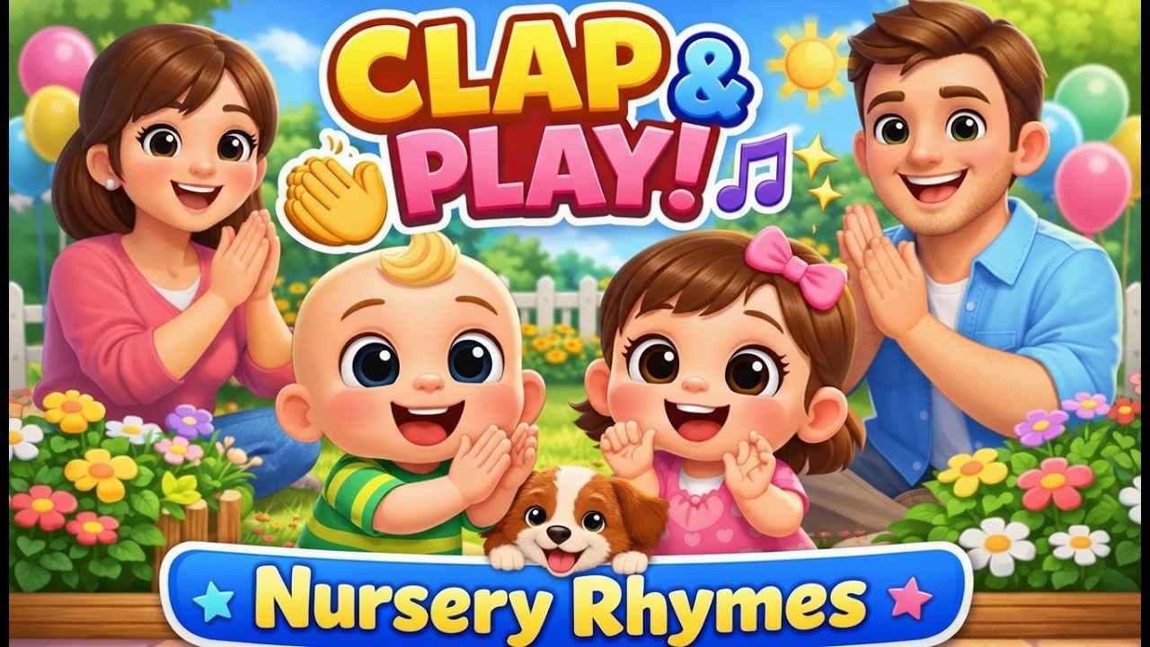 Nursery Rhymes for Kids: Clap, Jump, Spin! (Action Song)
