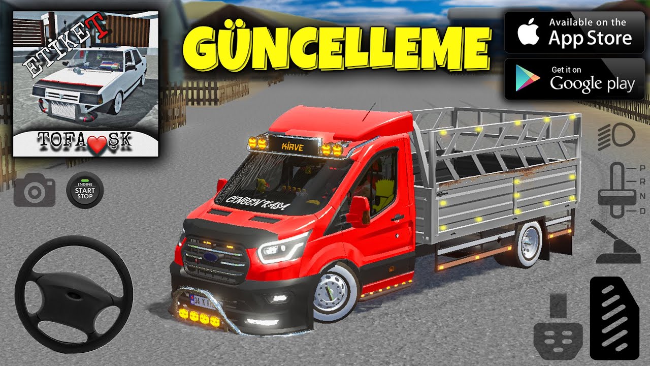TRANSİT GELDİ !!! TÜRK YAPIMI MOBİL ARABA OYUNU GÜNCELLEME GELDİ - İNCELEME