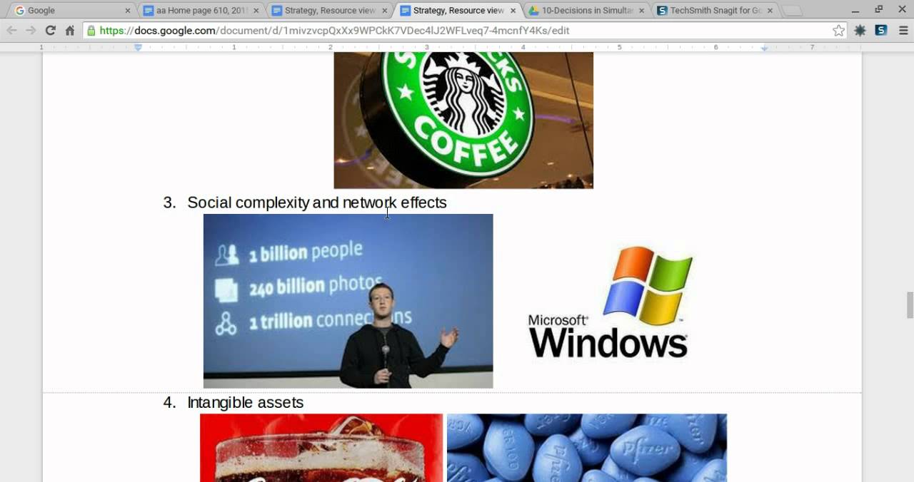 Strategy, Resource view-Competitive advantage, lecture