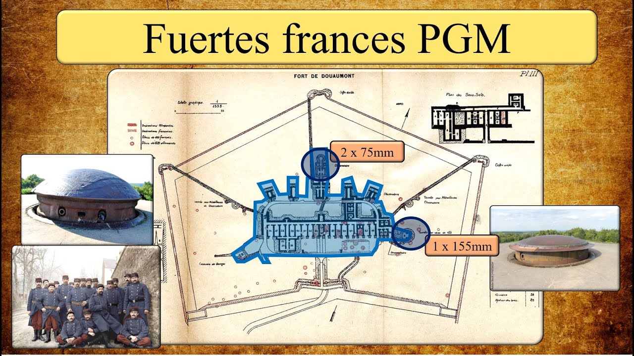 Fuertes franceses de la PGM. Verdún (1916), y la historia del fuerte Douaumont