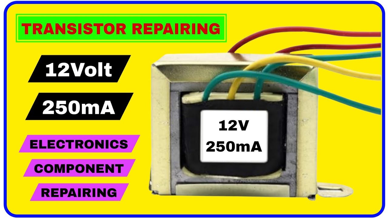 Transformer Repairing in Hindi ✅️ || How to Repair Transformer 👍 || 12V 250mA Transformer Wire Fix⚡️