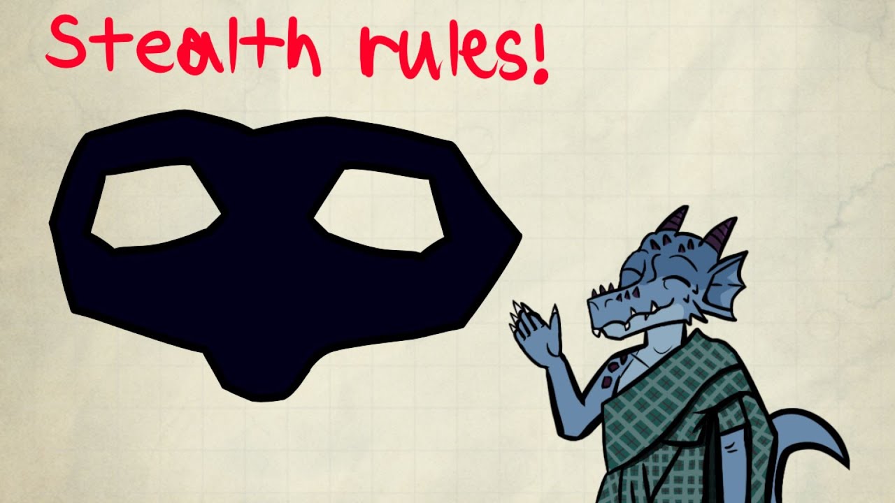 Stealth rules in Dnd 5e were never published!