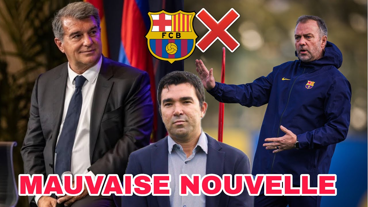 HANSI FLICK menace de démissionner au FC Barcelone si Joan Laporta perd les.. : Liverpool accélère p