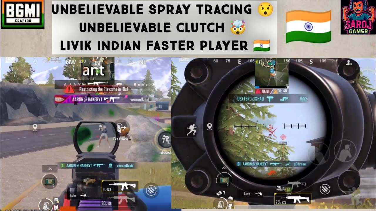 Unbelievable Clutch and Aim Tracing With Faster Game Play Indian Player 