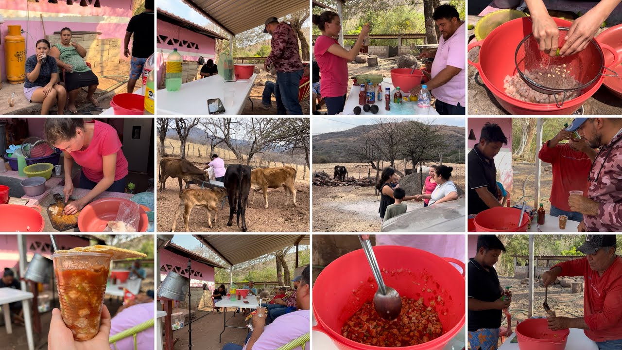Nos ACOMPAÑA mi TIA al rancho//Conviviendo en familia//CEVICHE de Mojarra //Nos visita el compadre