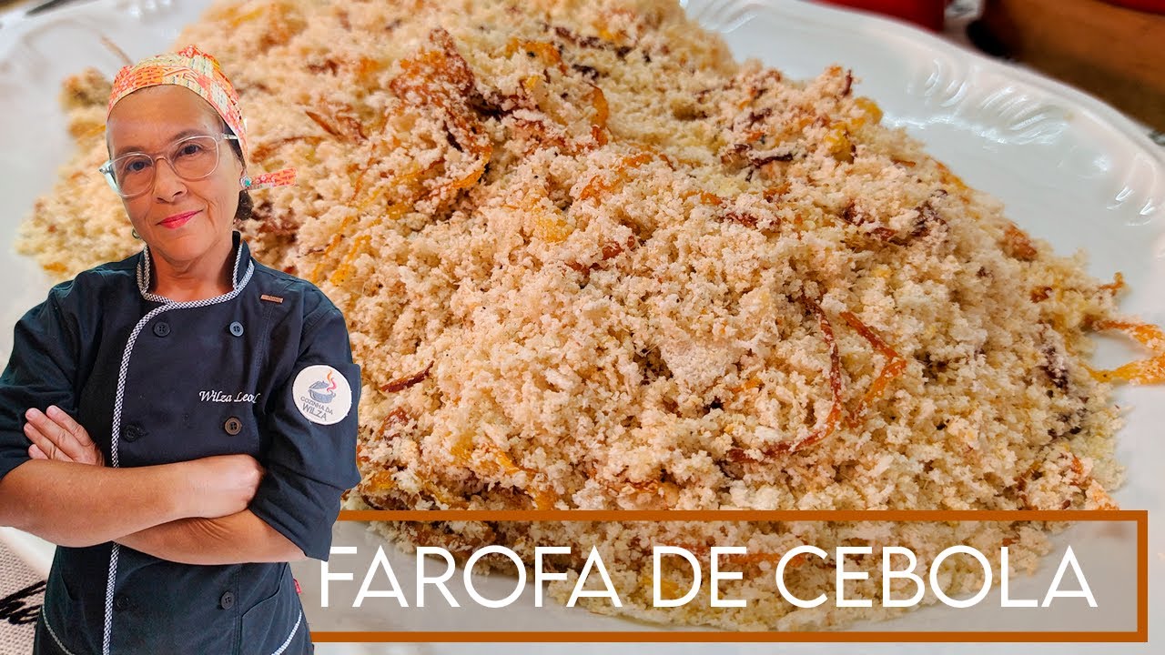 Farofa de Cebola, essa até quem não come cebola vai comer!!!!