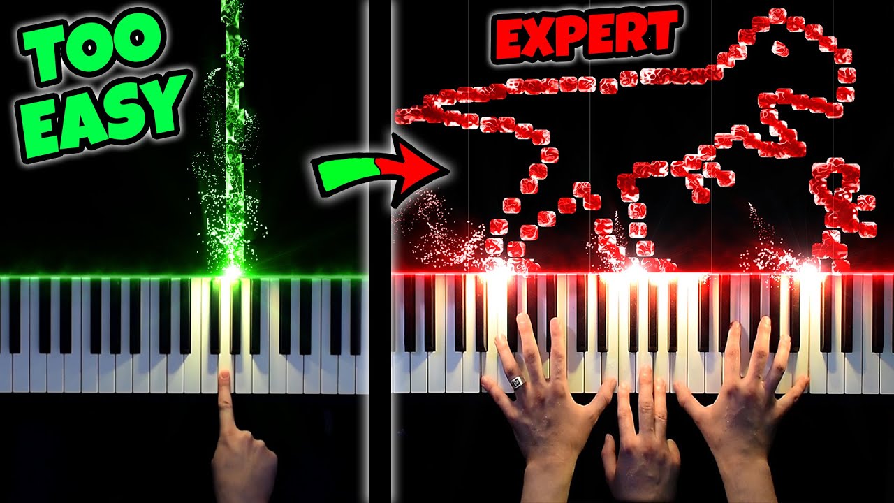 Jurassic Park Theme | EASY to EXPERT But...