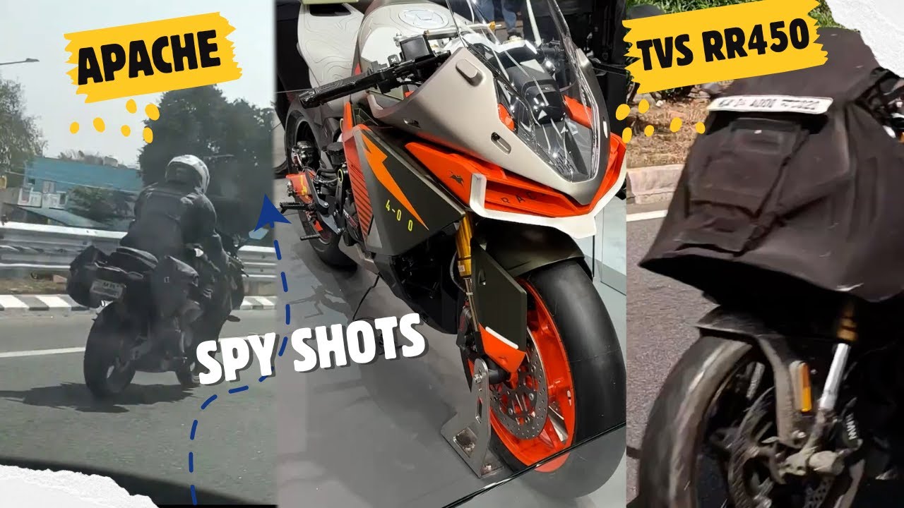 TVS Apache RR 450 Spotted Testing | Inspired by Tangent RR Concept? #tvsrr450