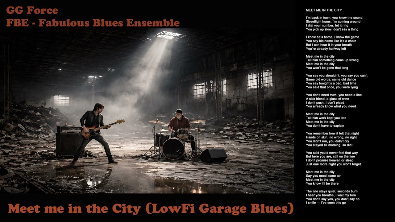 GG FBE Fabulous Blues Ensemble - Meet me in the City (LowFi Garage Blues) #music #blues #bluesrock