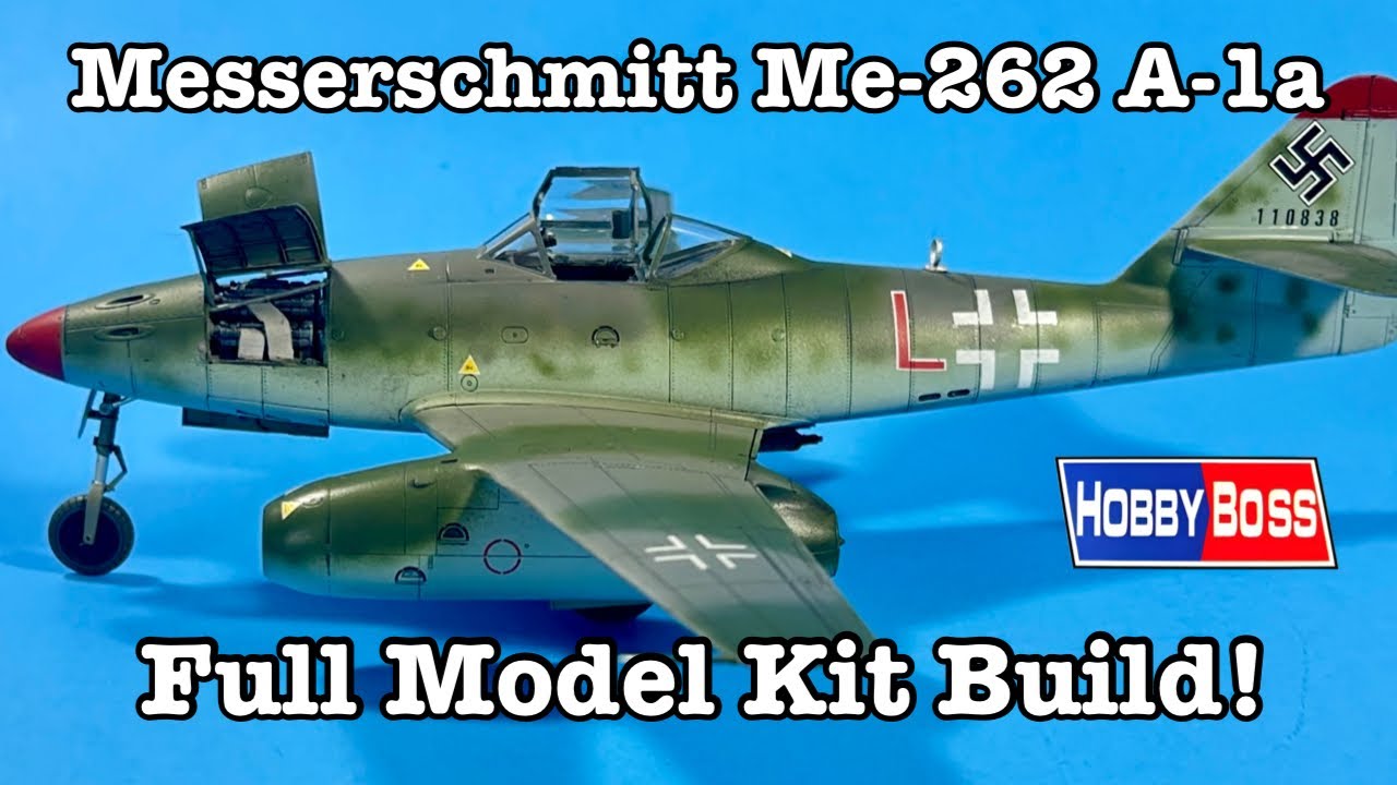 Building the Hobby Boss 1/48 Me-262 (start to finish!)