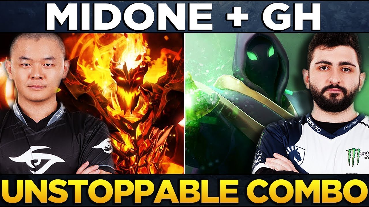 Unstoppable Combo - MidOne Shadow Fiend + gh Rubick - IMBA Dota 2