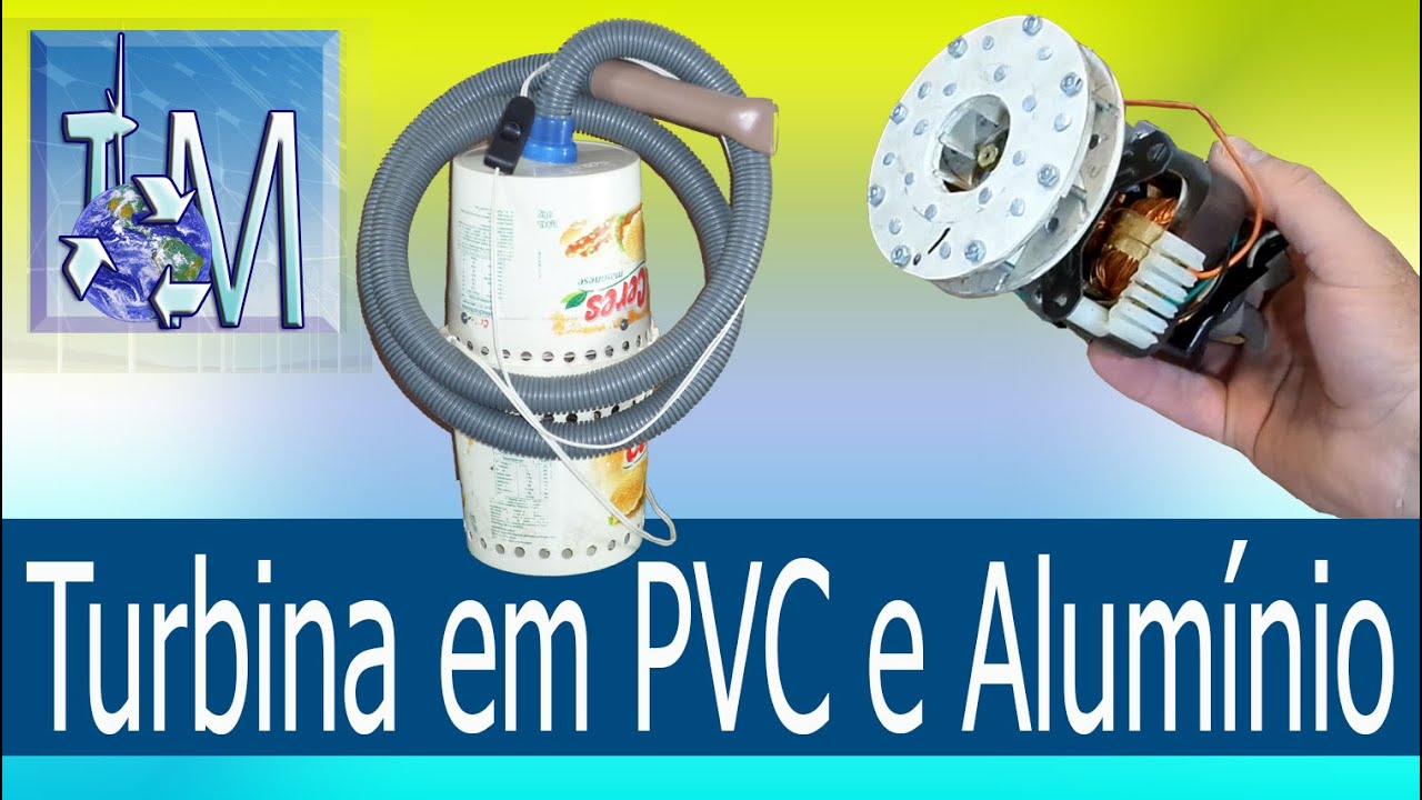 Turbina em PVC e Alumínio